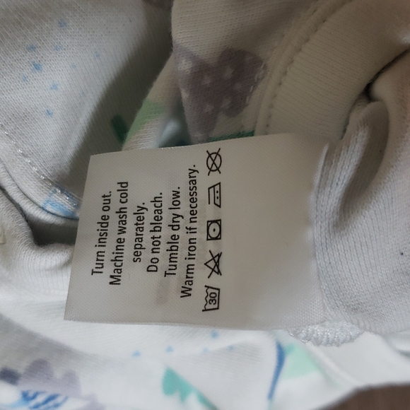 Gymboree One Piece Footed Pajama, Sz NB - Picture 6 of 6